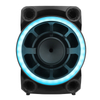 Altavoz bluetooth para fiestas al aire libre alimentado por batería con luces LED