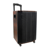 Altavoz de carro de fiesta bluetooth inalámbrico de madera bajo de 12 pulgadas para karaoke