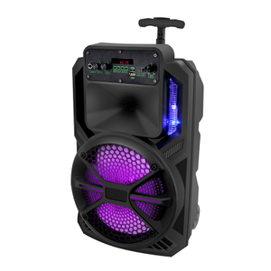 El mejor altavoz de fiesta bluetooth alimentado por batería con carga USB con micrófono de karaoke